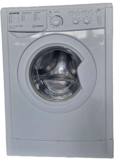 Indesit EWC81483W EU is een tweedehands A+++ wasmachine met 8 kg 