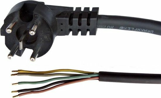 Perilex aansluitkabel 2 meter met haakse stekker
