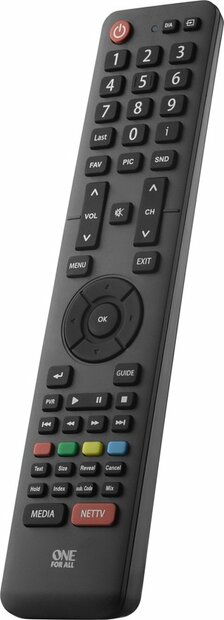  One For All URC1916 vervangende afstandsbediening voor alle Hisense tv's