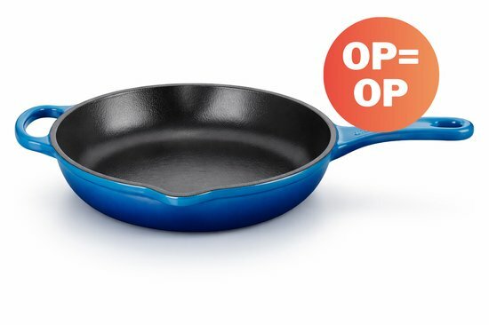 Bonapi Gietijzeren Koekenpan Skillet 26 cm &ndash; Ge&euml;mailleerd 