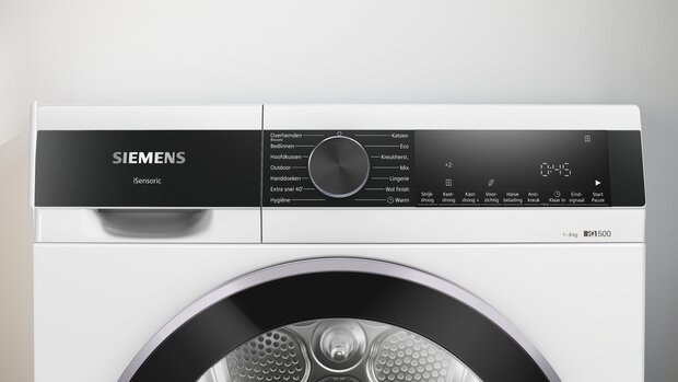 Siemens WQ33G2DCNL iQ500 warmtepompdroger 8 kg 