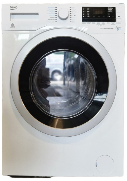 Beko HTV8733XS0 was-droogcombinatie